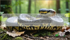 ball python interesting behavior explained