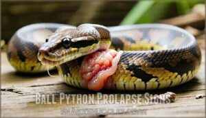 ball python prolapse signs