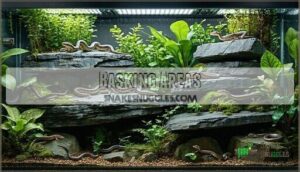 basking areas