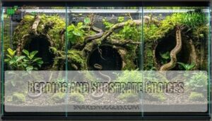 bedding and substrate choices