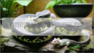benefits of frozen-thawed prey