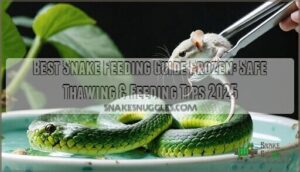 best snake feeding guide frozen