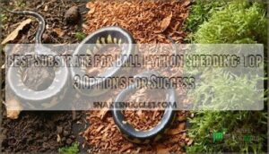 best substrate for ball python shedding