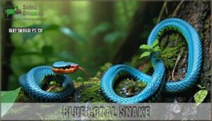 blue coral snake