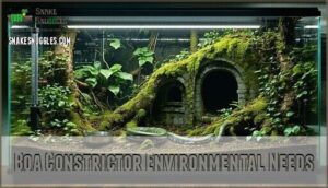 boa constrictor environmental needs