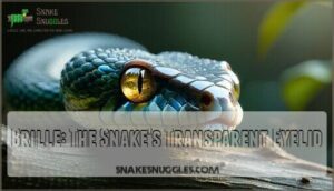 brille: the snake's transparent eyelid