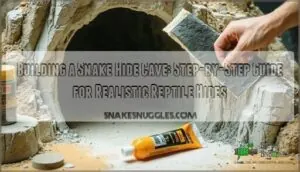 building a snake hide cave building a snake hide cave