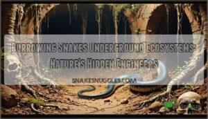 burrowing snakes underground ecosystems