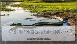 camouflage near water sources