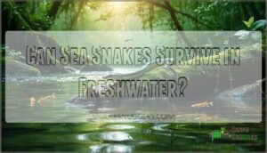 can sea snakes survive in freshwater