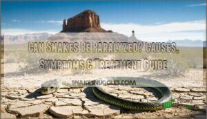 can snakes be paralyzed