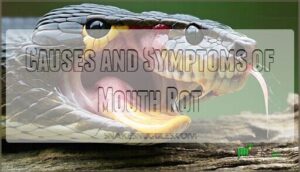 causes and symptoms of mouth rot