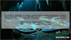 cave dwelling snake behavior and social structure
