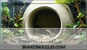 ceramic hides: durability and heat retention