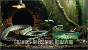 changes in feeding behavior