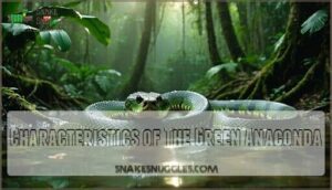 characteristics of the green anaconda