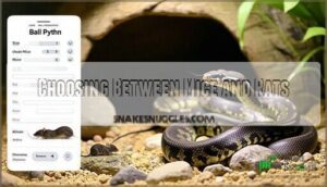 choosing between mice and rats