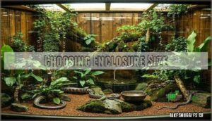 choosing enclosure size