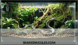 choosing substrate for snake enclosures