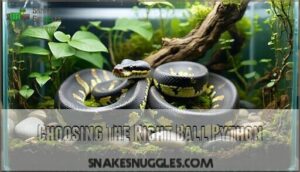 choosing the right ball python