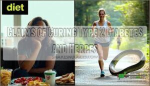claims of curing type 2 diabetes and herpes