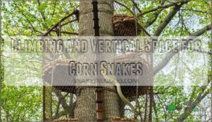 climbing and vertical space for corn snakes