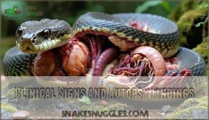 clinical signs and autopsy findings