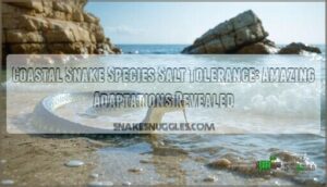 coastal snake species salt tolerance