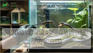 common feeding mistakes to avoid with snakes