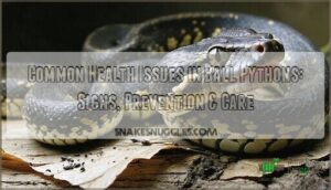 common health issues in ball pythons