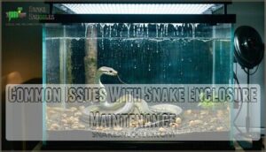 common issues with snake enclosure maintenance