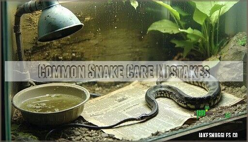 Snapshot of Common Snake Care Mistakes For New Home Owners