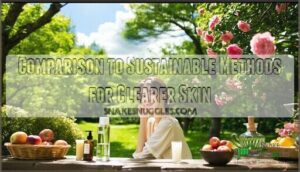 comparison to sustainable methods for clearer skin