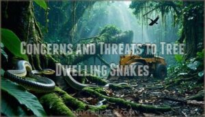 concerns and threats to tree dwelling snakes