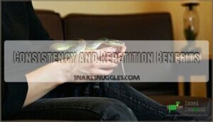 consistency and repetition benefits