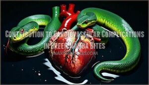 contribution to cardiovascular complications in green mamba bites