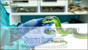 control and prevention of snake diseases