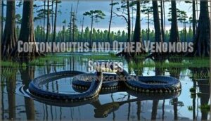 cottonmouths and other venomous snakes