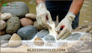 creating foam base