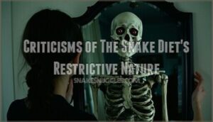 criticisms of the snake diet's restrictive nature