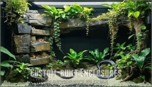 custom-built enclosures