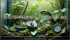 debilitating impacts: temperature and stress resistance