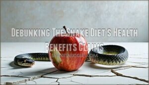 debunking the snake diet's health benefits claims