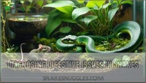 diagnosing digestive issues in snakes