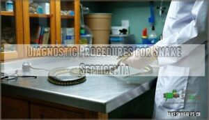 diagnostic procedures for snake septicemia