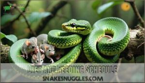 diet and feeding schedule