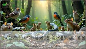 dietary adaptations and specializations