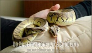 do ball pythons like cuddling