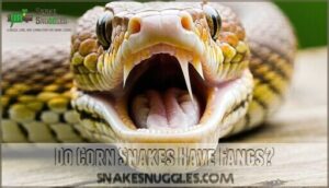 do corn snakes have fangs