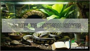documenting behavioral changes